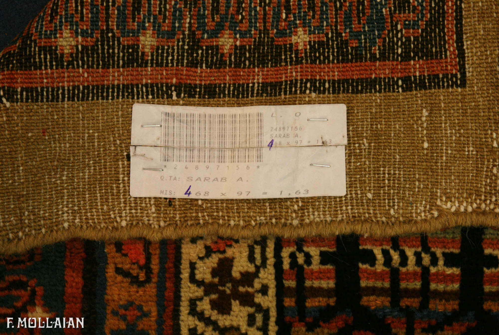 Teppich Spur Persischer Antiker Sarab n°:24897156